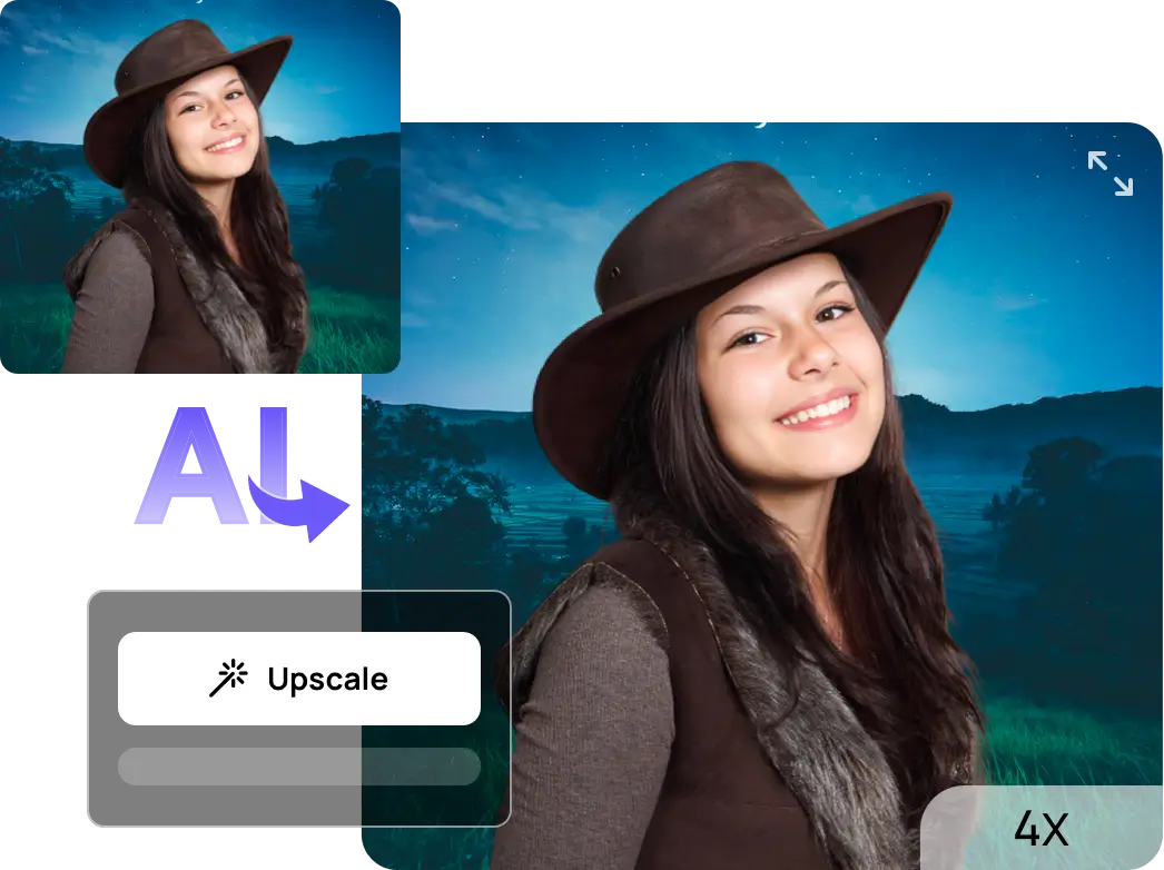 AI photo enhancer